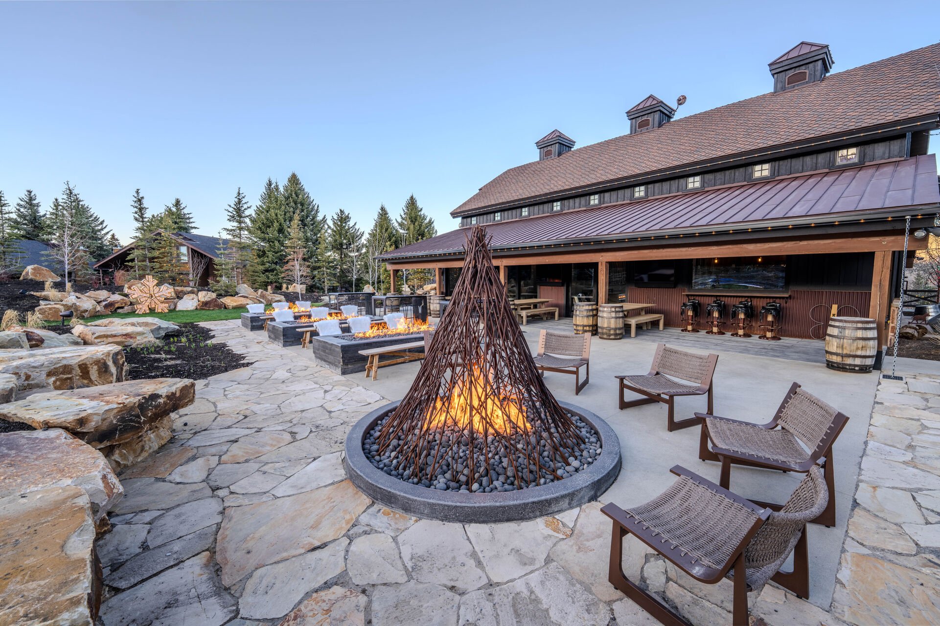 Add-on Barn - expansive outdoor patio Add-on Barn - expansive outdoor patio