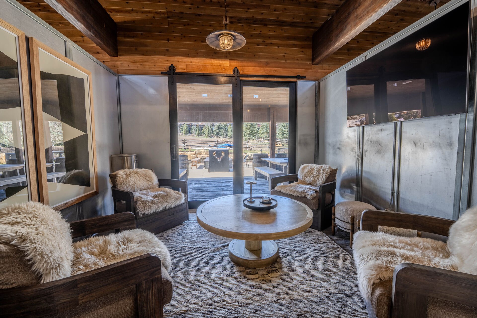 Barn - each horse stall has been transformed Barn - each horse stall has been transformed