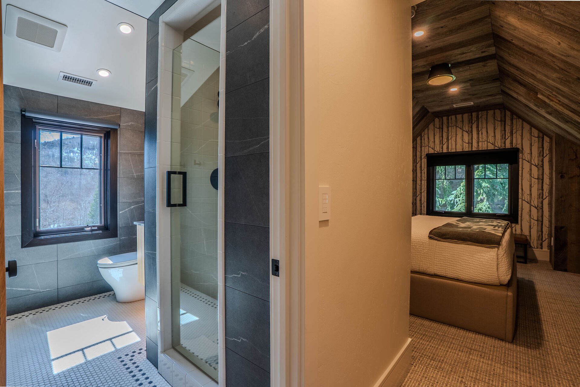 Sun Peak Manor House - Guest Bedroom 4 king bed and en suite Sun Peak Manor House - Guest Bedroom 4 king bed and en suite